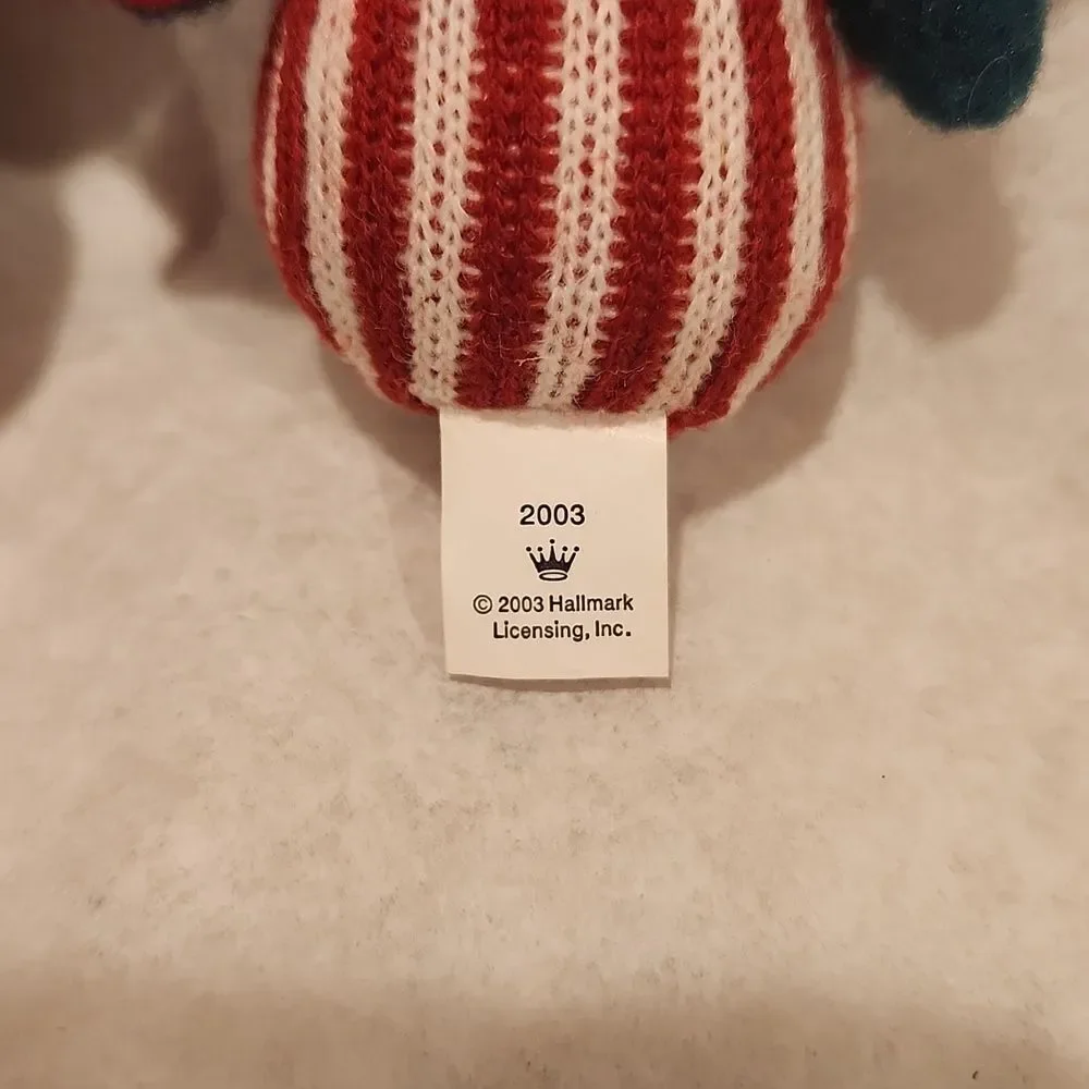 Hallmark 2003 Snowman Christmas Ornaments Set of 2